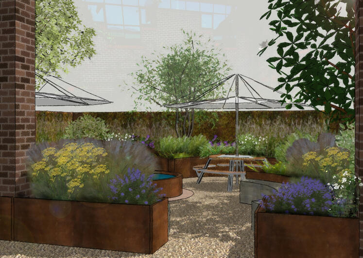 Visualisation for patio design Visualisation for patio design